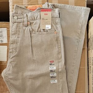 Levi's 505 Regular Fit Jeans in Light Tan